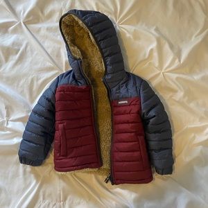 The cutest reversible toddler jacket ever!